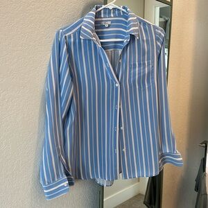 Rails button down silk ladies shirt